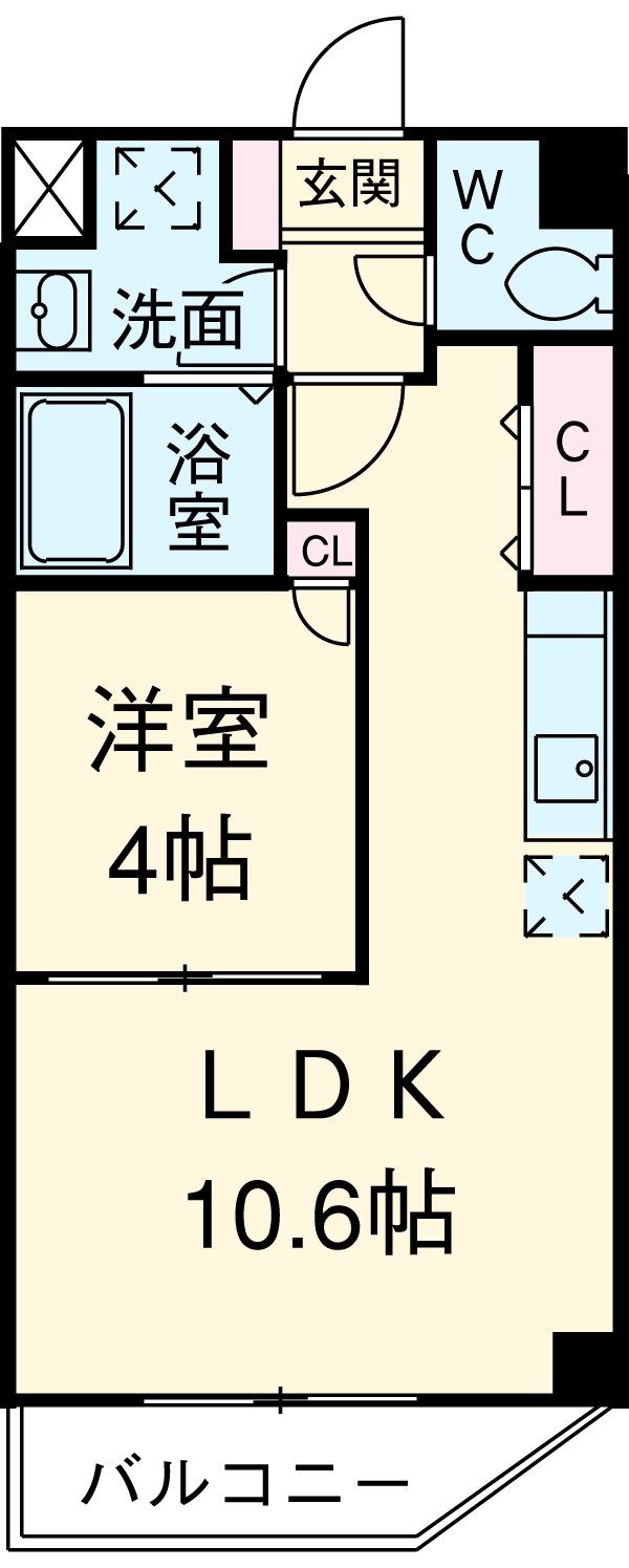 MID SQUAREの間取り