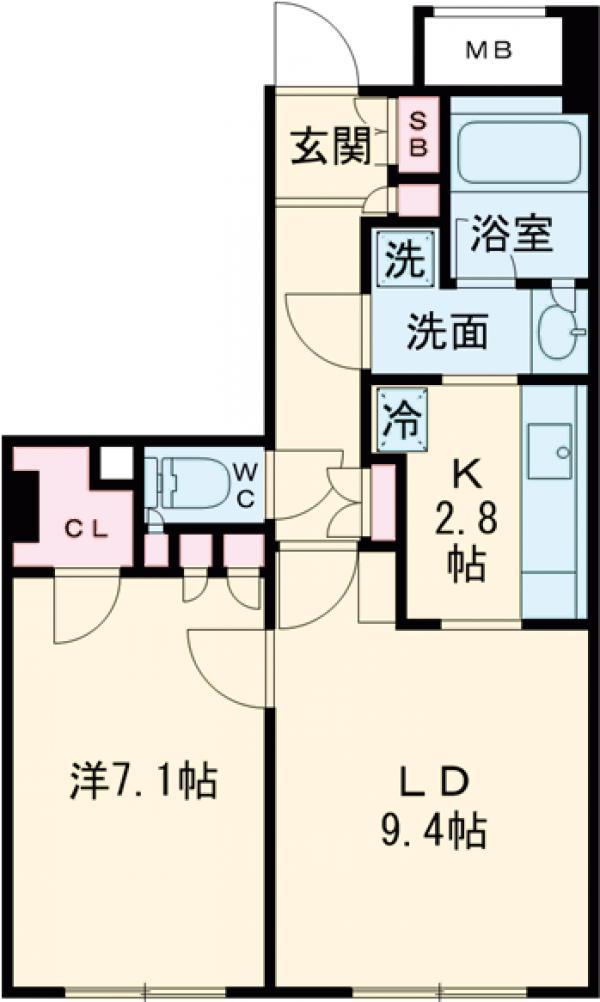 ラフィーネ阿佐谷の間取り
