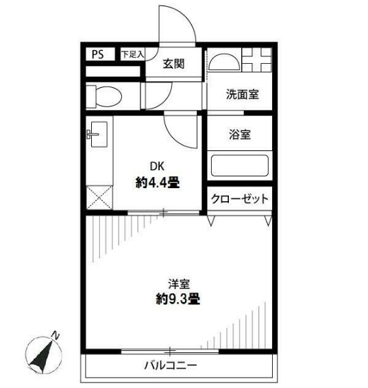 アムール麻生の間取り