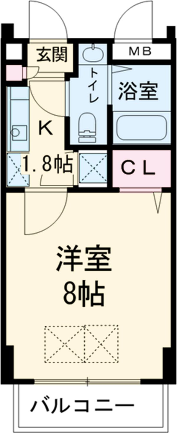アルファコート蕨の間取り
