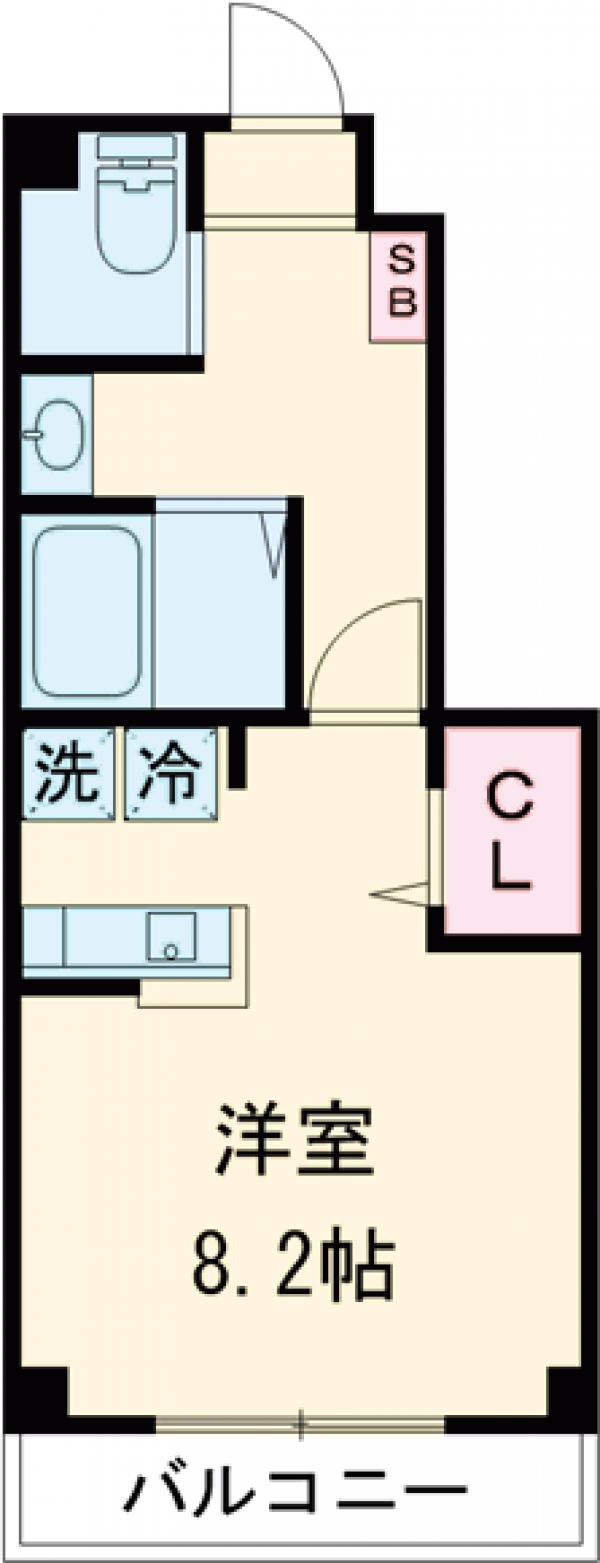 エステ阿佐ヶ谷の間取り