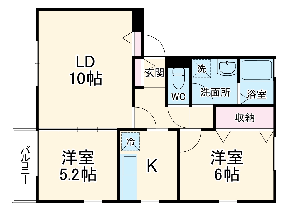 パセオ青葉の森参番館の間取り