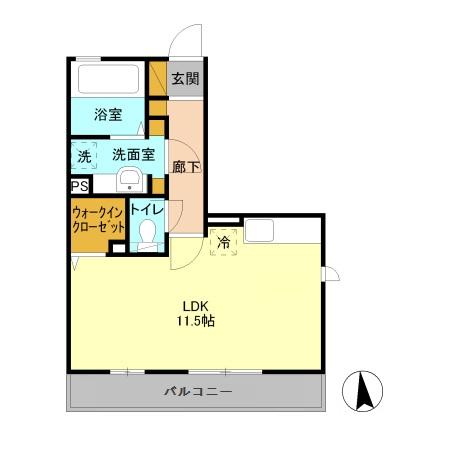 サウザンドサニー EASTの間取り