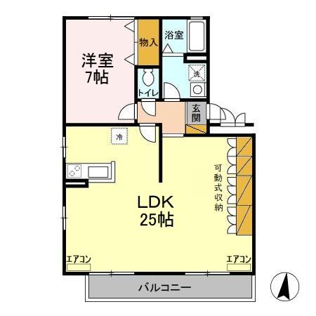 フロイデ若葉の間取り