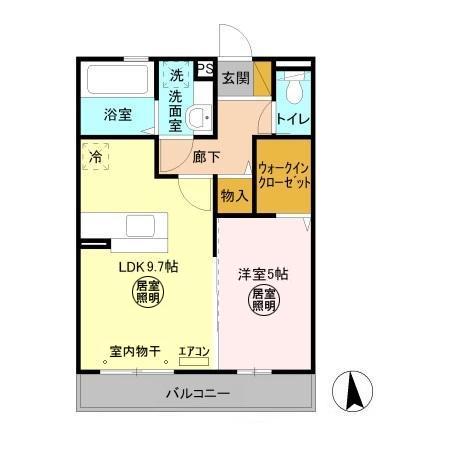 サウザンドサニー EASTの間取り