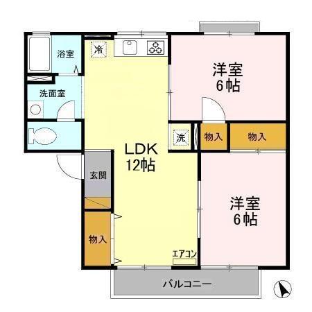 サニーコートおゆみ野の間取り