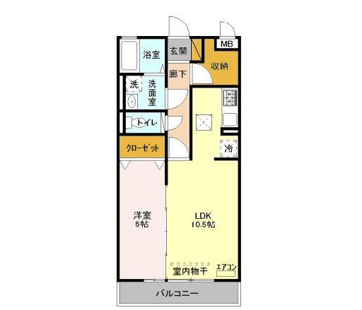 キャッスル桜木の間取り