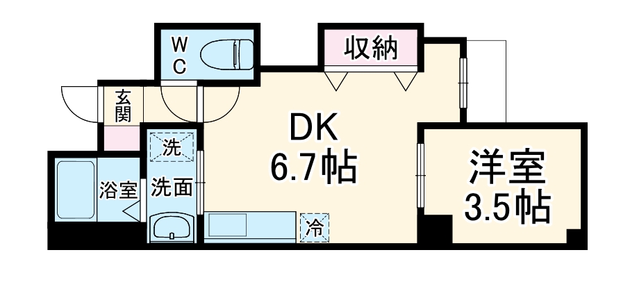 プラージュ登戸の間取り