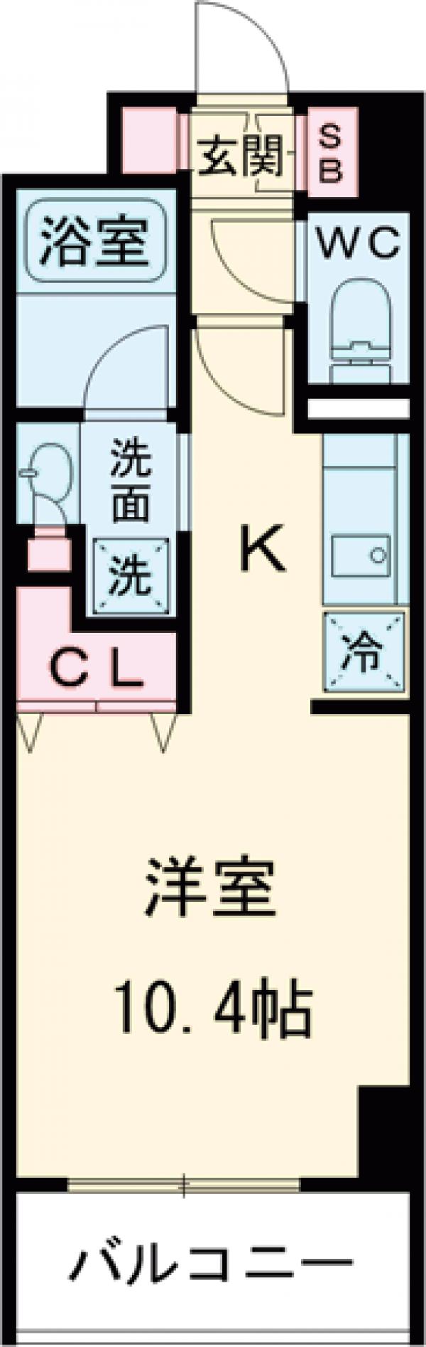 レジデンス両国駅前の間取り