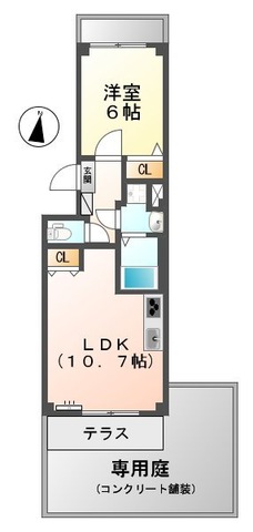 グロリアの間取り