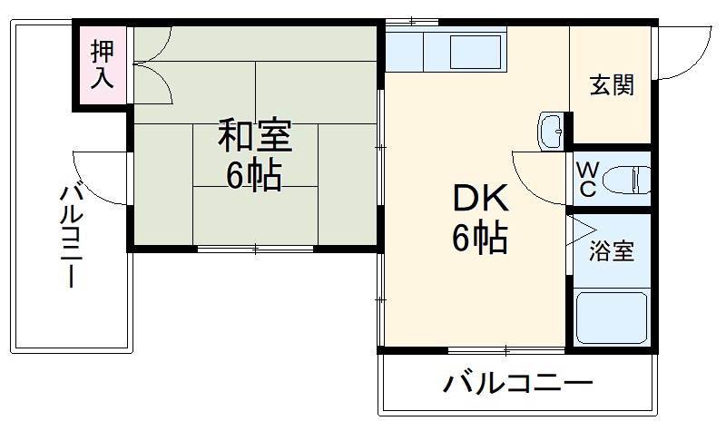 コーポカトーの間取り