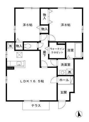 Green Southの間取り