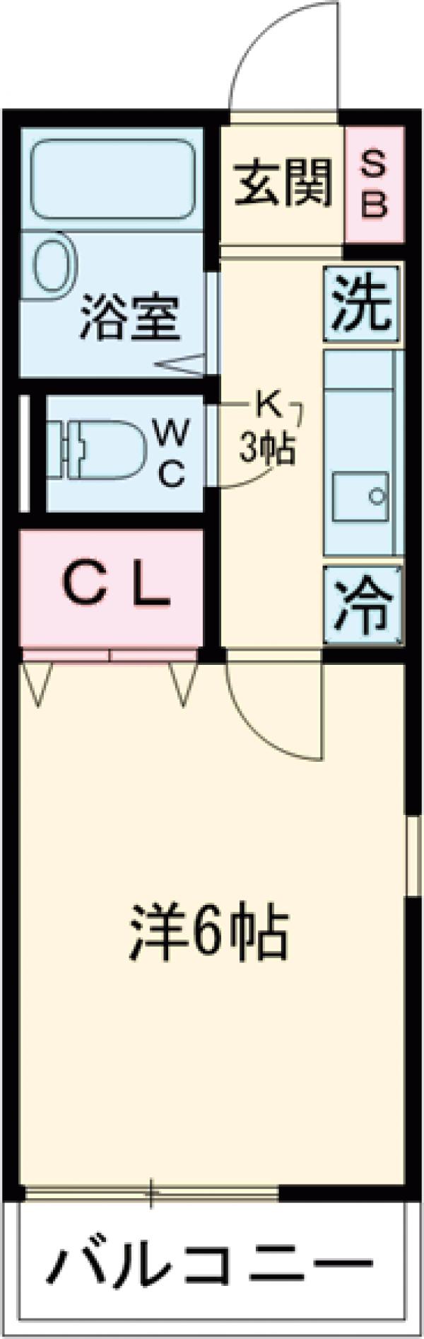 セジュール町田の間取り