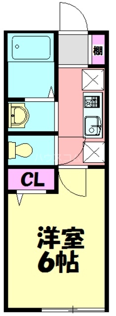 サンライズ西千葉の間取り