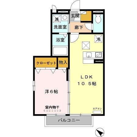 イーストコートの間取り