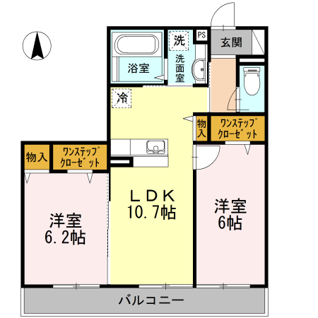 グラシューズの間取り