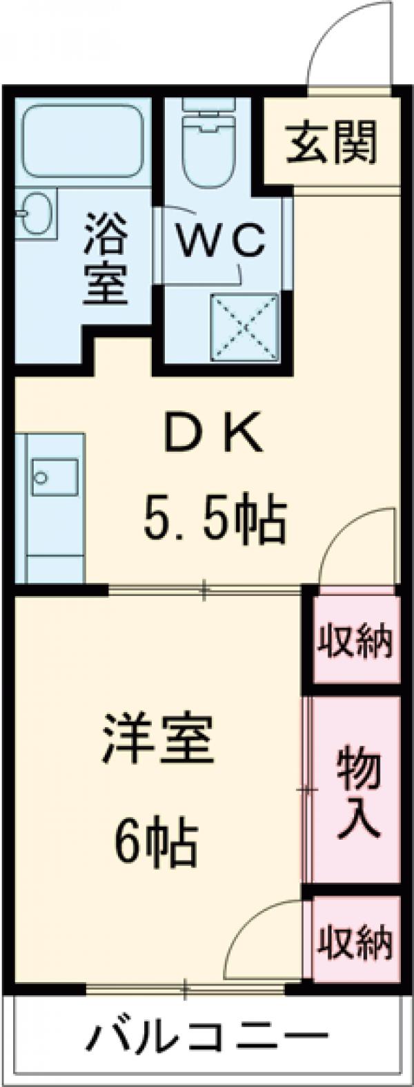 成瀬グリーンハイツの間取り