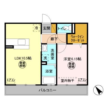 メゾンたいちの間取り