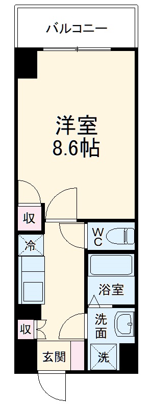 スカール千葉みなとの間取り