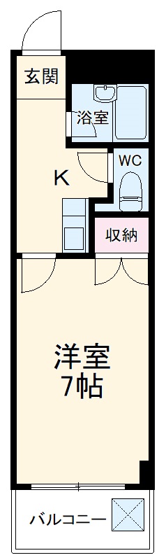 服部マンションの間取り