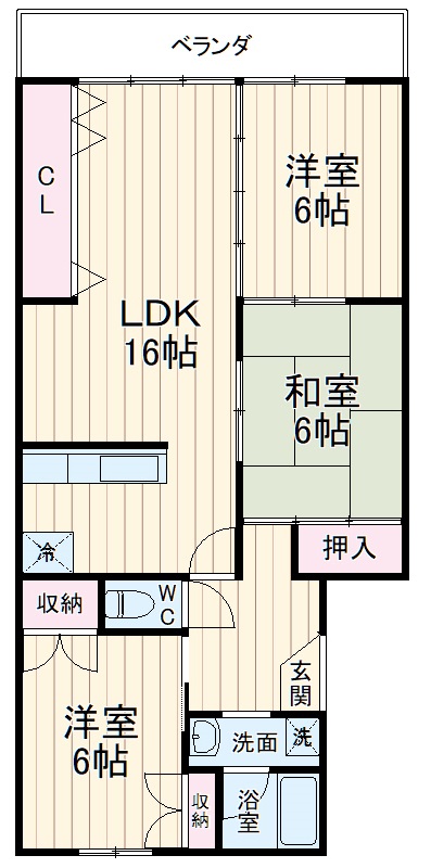 本山マンションの間取り