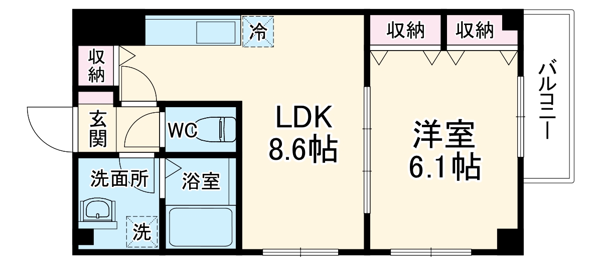 Duo本千葉の間取り