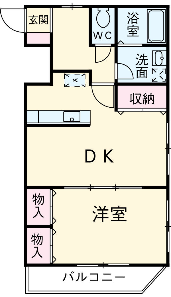 Duo本千葉の間取り