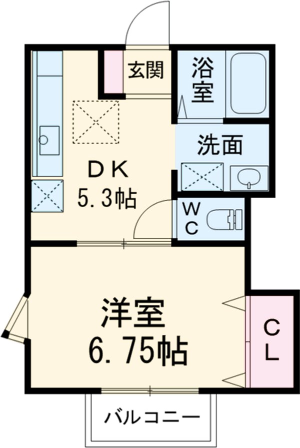 開進コーポ荻窪の間取り