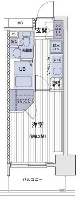エスティメゾン大島の間取り