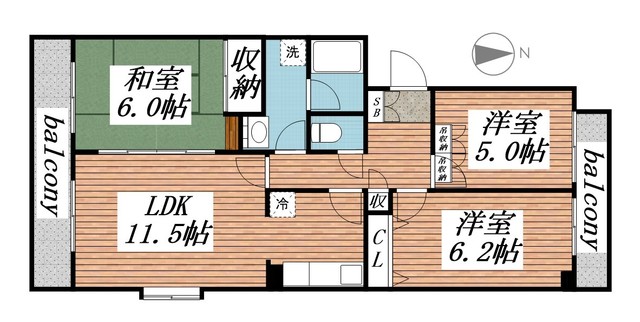 サンライトの間取り