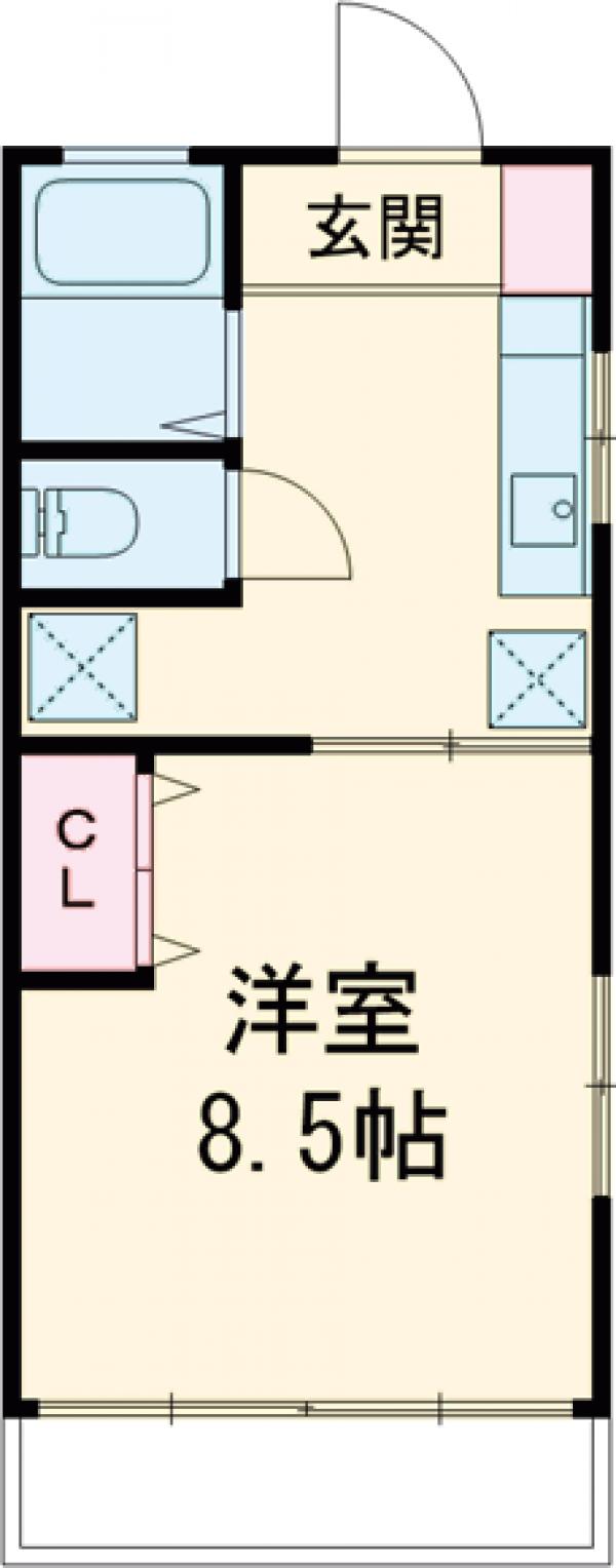 小川スカイハイツの間取り