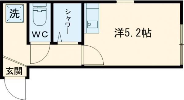 バーミープレイス阿佐ヶ谷の間取り