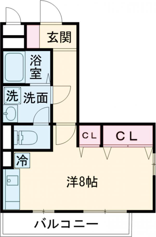 Ｋ＆Ｋ１４１・301号室の間取り