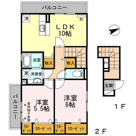 コンソラータの間取り