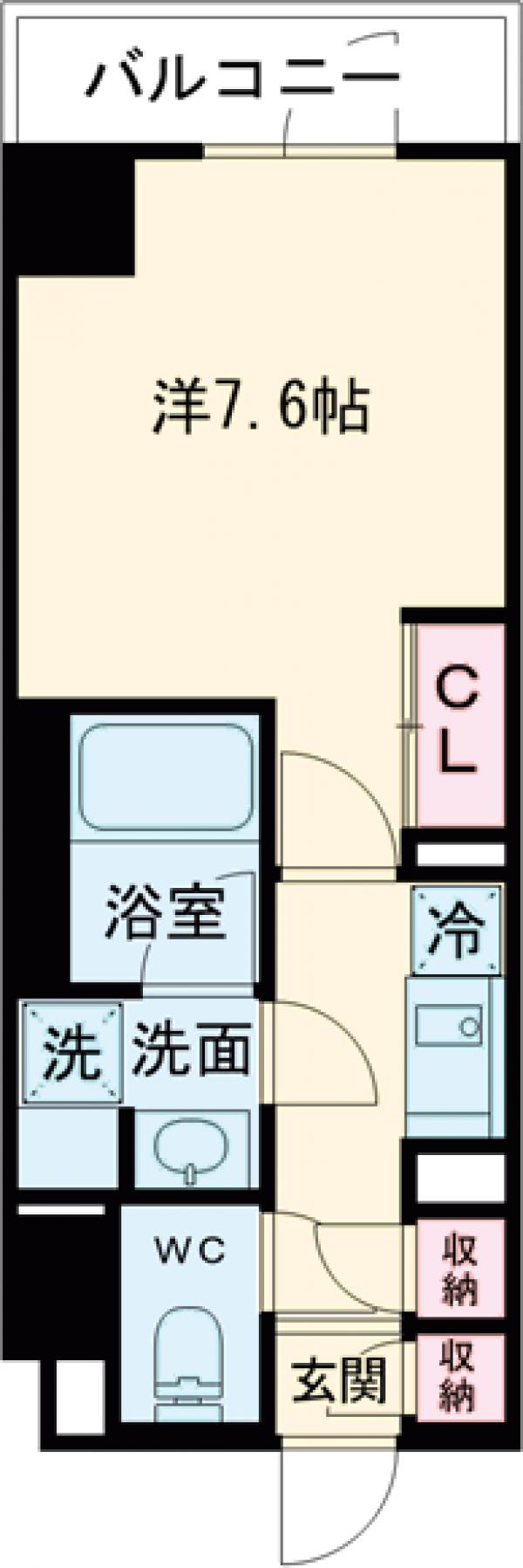 レジディア高円寺の間取り