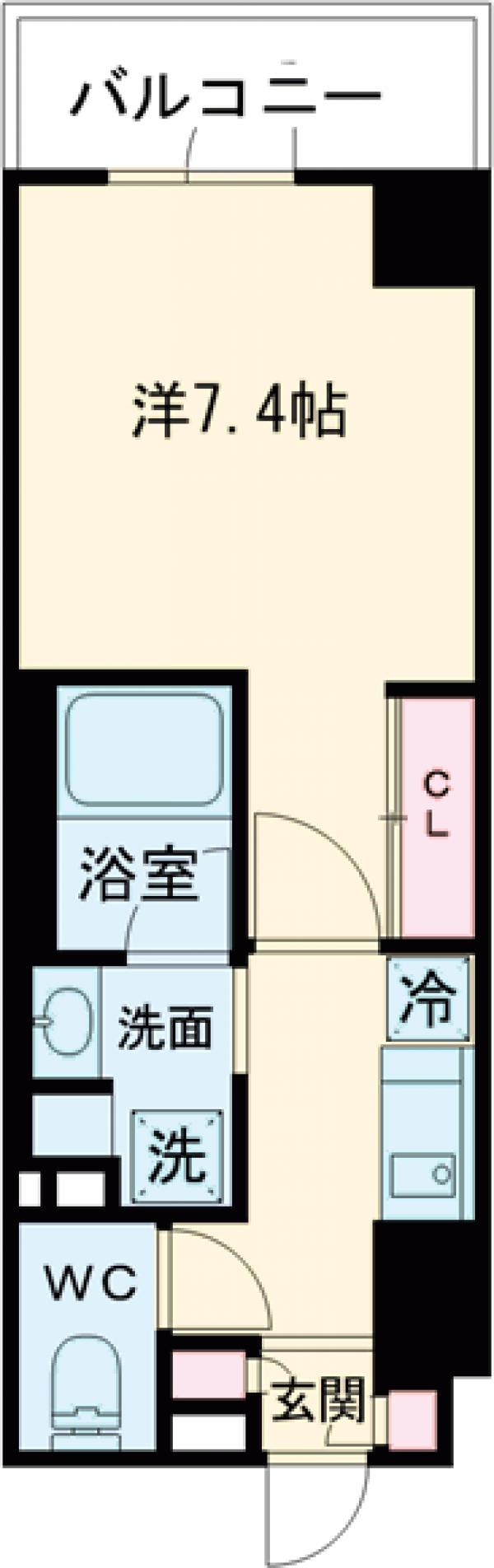 レジディア高円寺の間取り