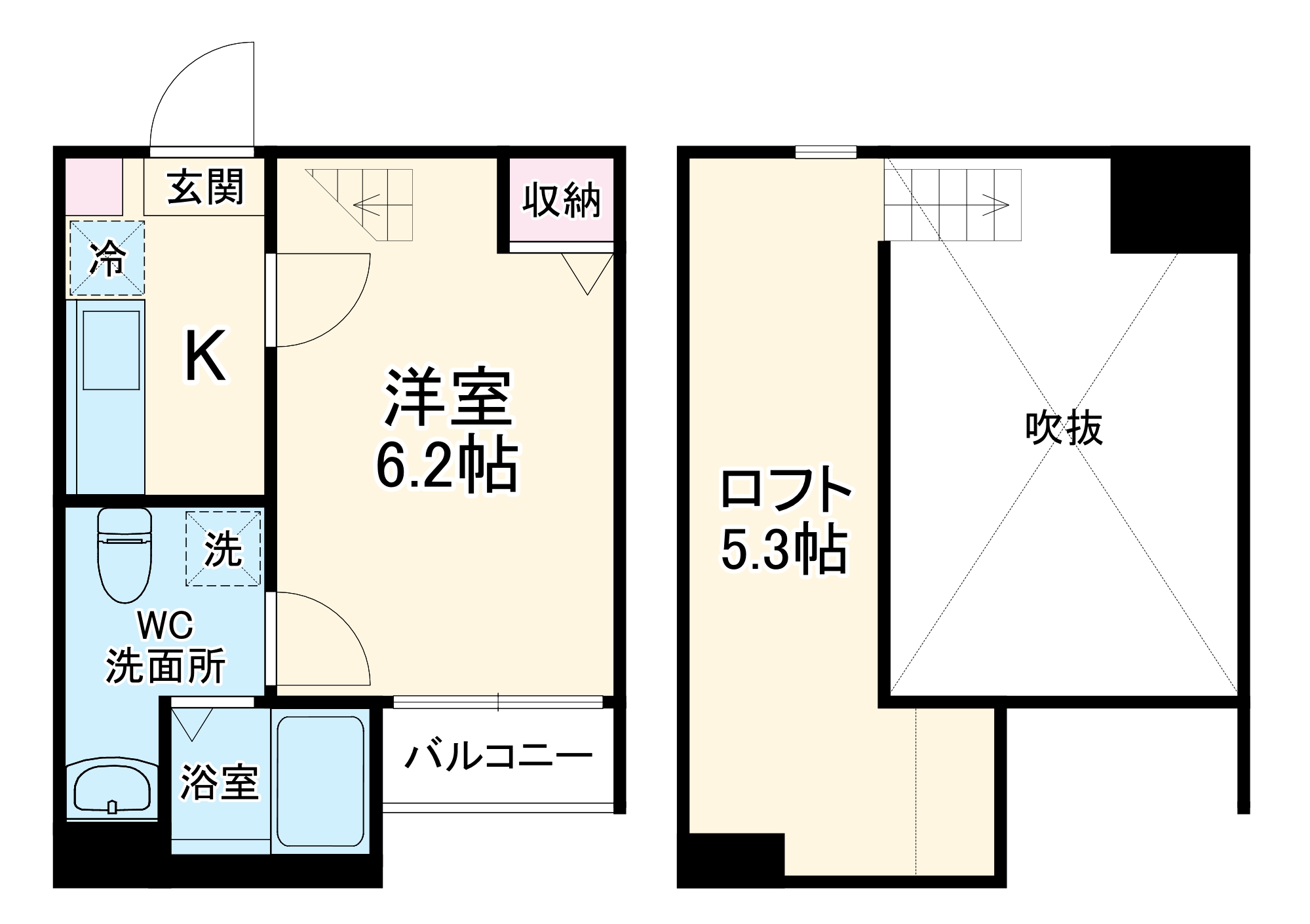 フロルクオーレの間取り
