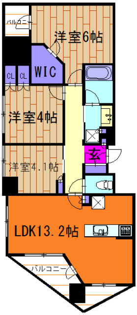 ブランズ町田の間取り