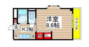カサベルデ新検見川3の間取り