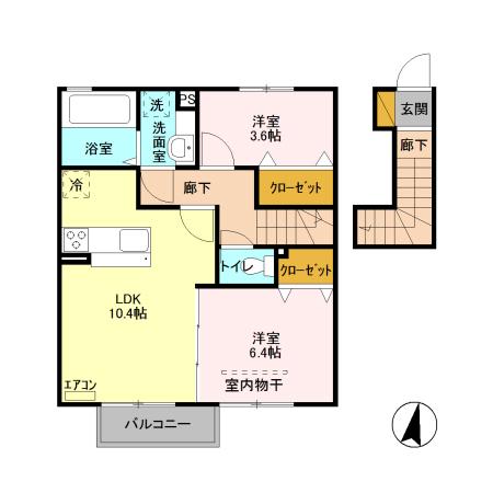 メゾンエミールIの間取り