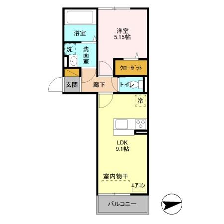 メゾンエミールドゥの間取り