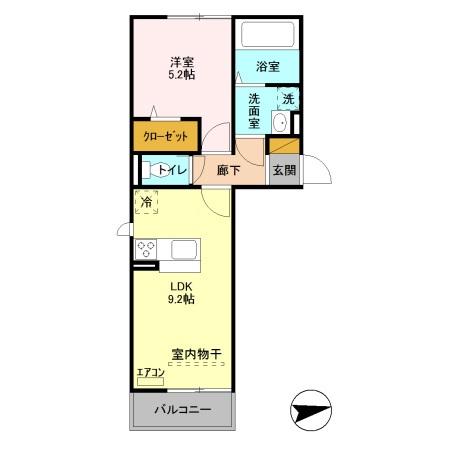 メゾンエミールドゥの間取り