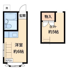リブレ西新小岩の間取り