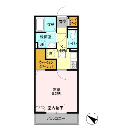 あさひコーポの間取り