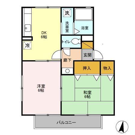 ヴィラフォーレA・B・C・Dの間取り