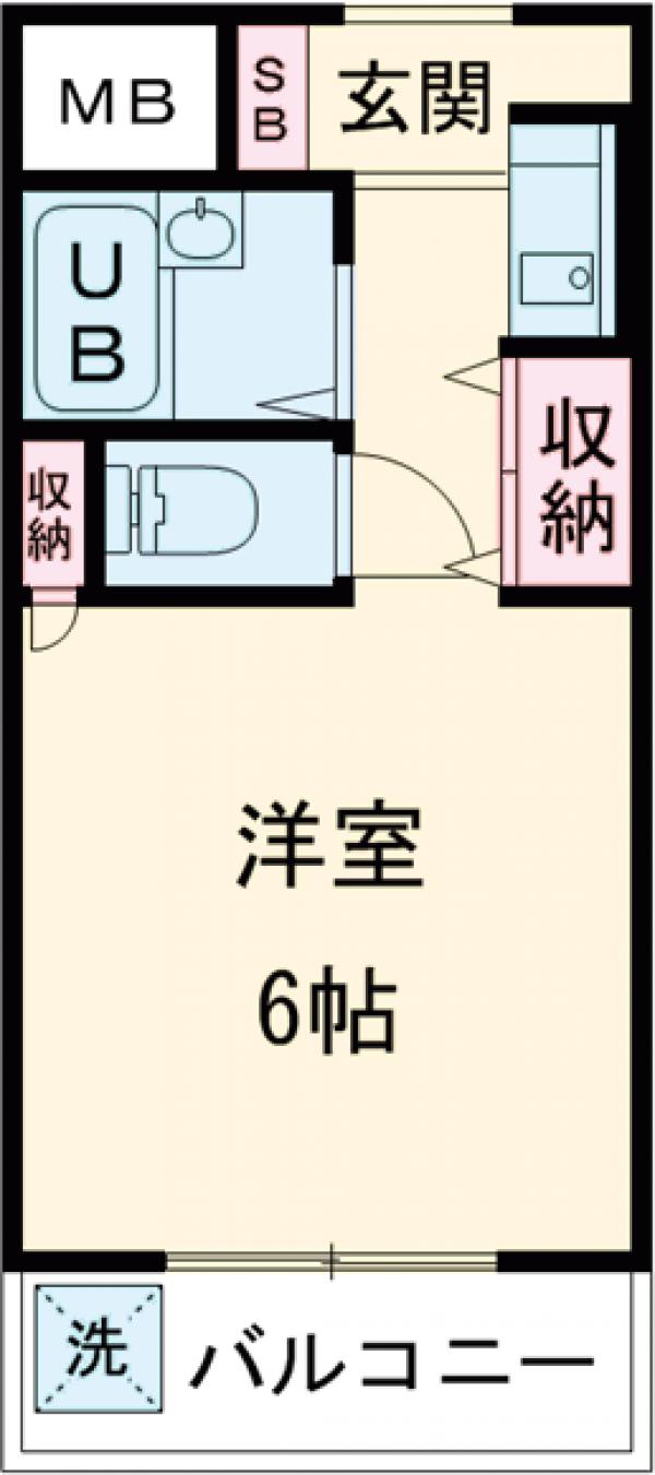 グロワール・303号室の間取り