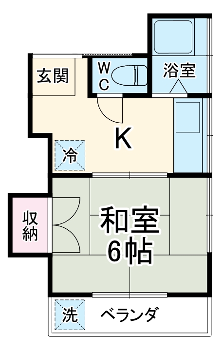 国東荘の間取り
