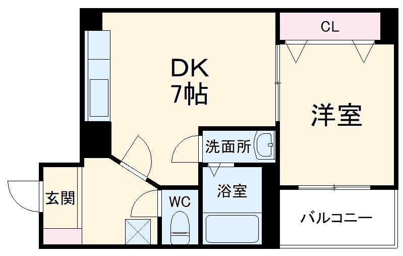 エクセレントコート千葉新宿の間取り