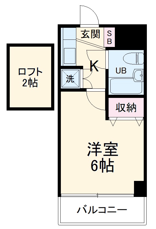 AQUA COAST 26の間取り