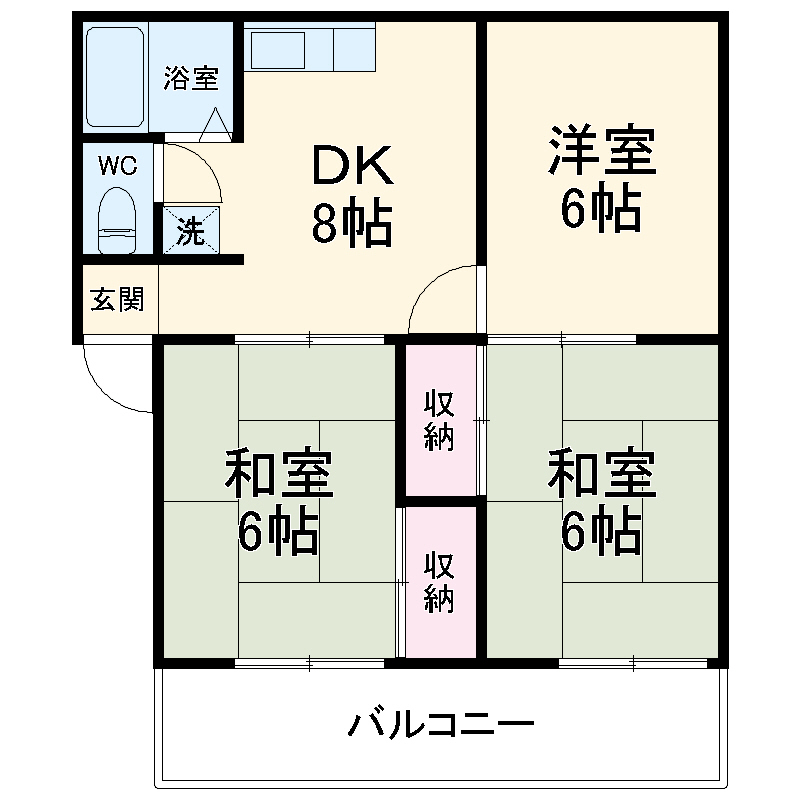 クリスタル浦和の間取り